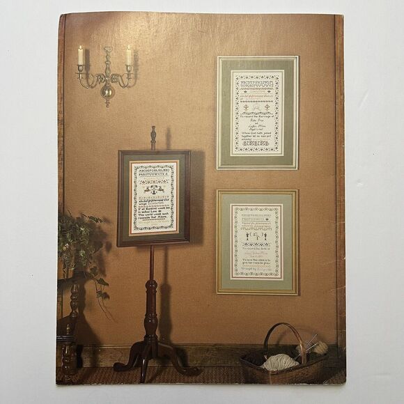 Vintage Classic 18th Century Sampler Lords Prayer Cross Stitch Patterns - Picture 3 of 7